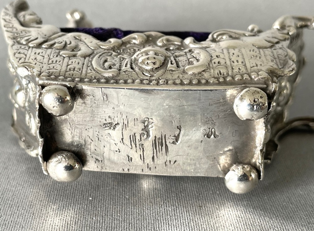 A Victorian silver novelty sledge pin cushion View VII