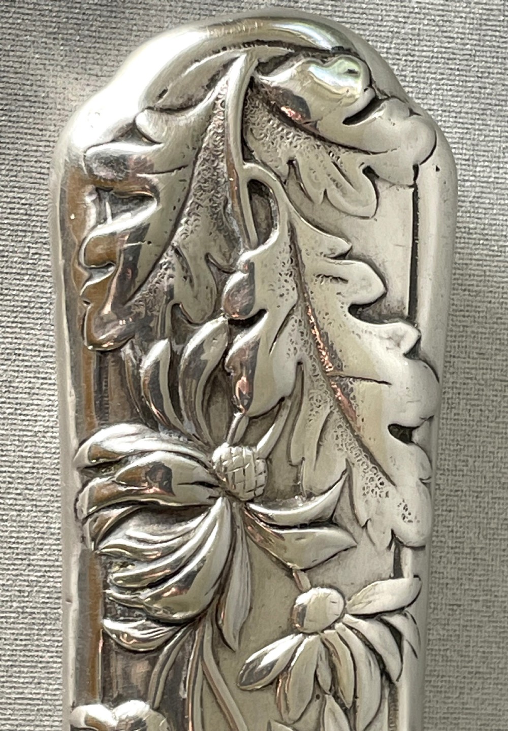 A fabulous Edwardian silver & tortoiseshell page turner View VII