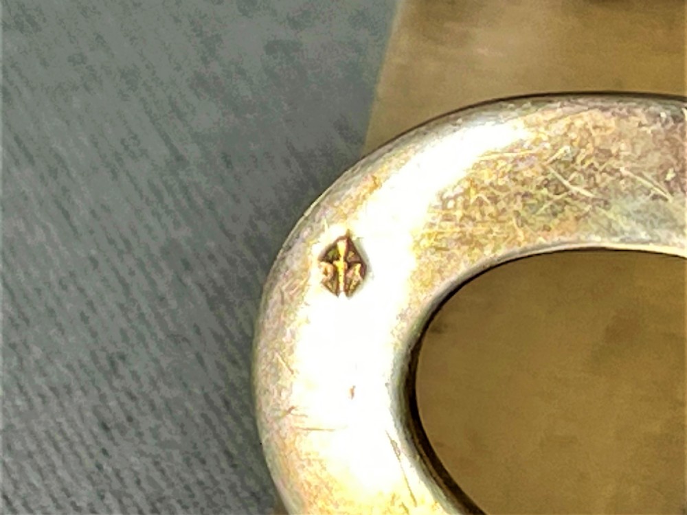 A Stunning Silver Gilt & Guilloche Enamel Buckle View V