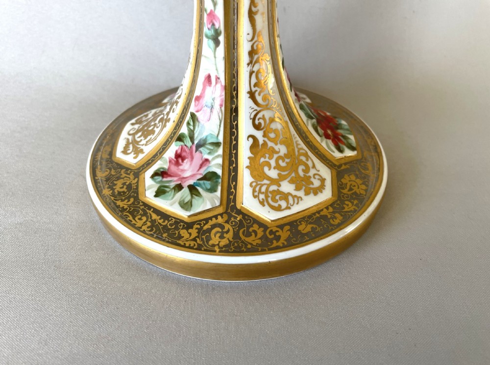 A magnificent late 19th Century Bohemian pedestal vase View III