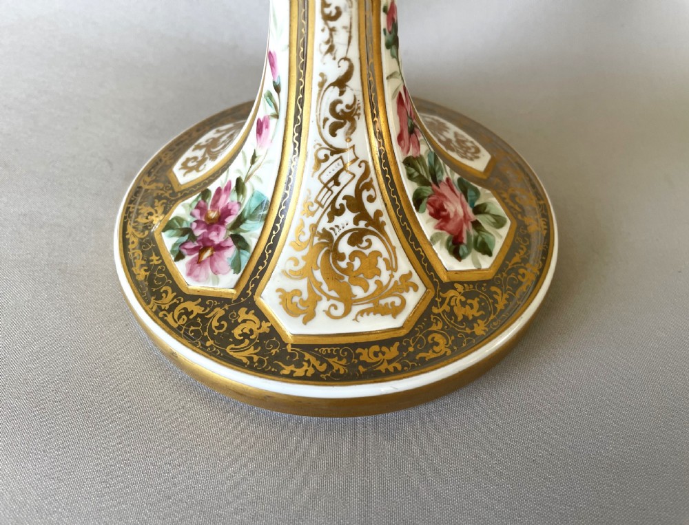 A magnificent late 19th Century Bohemian pedestal vase View VI