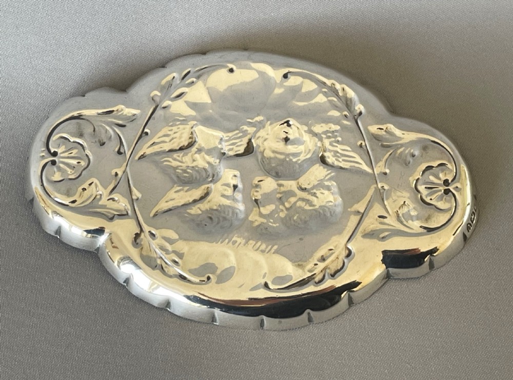 A Victorian William Comyns silver trinket/ring tray View III