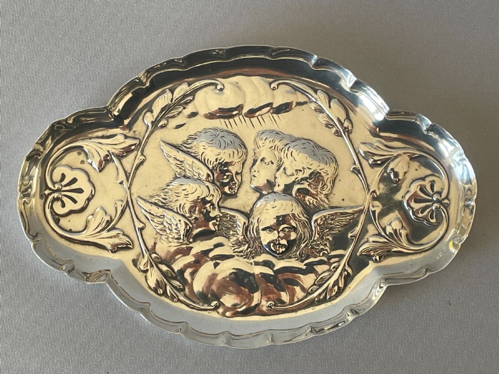 A Victorian William Comyns silver trinket/ring tray View V