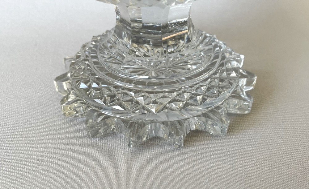 A fabulous Victorian cut glass sweetmeat goblet View II
