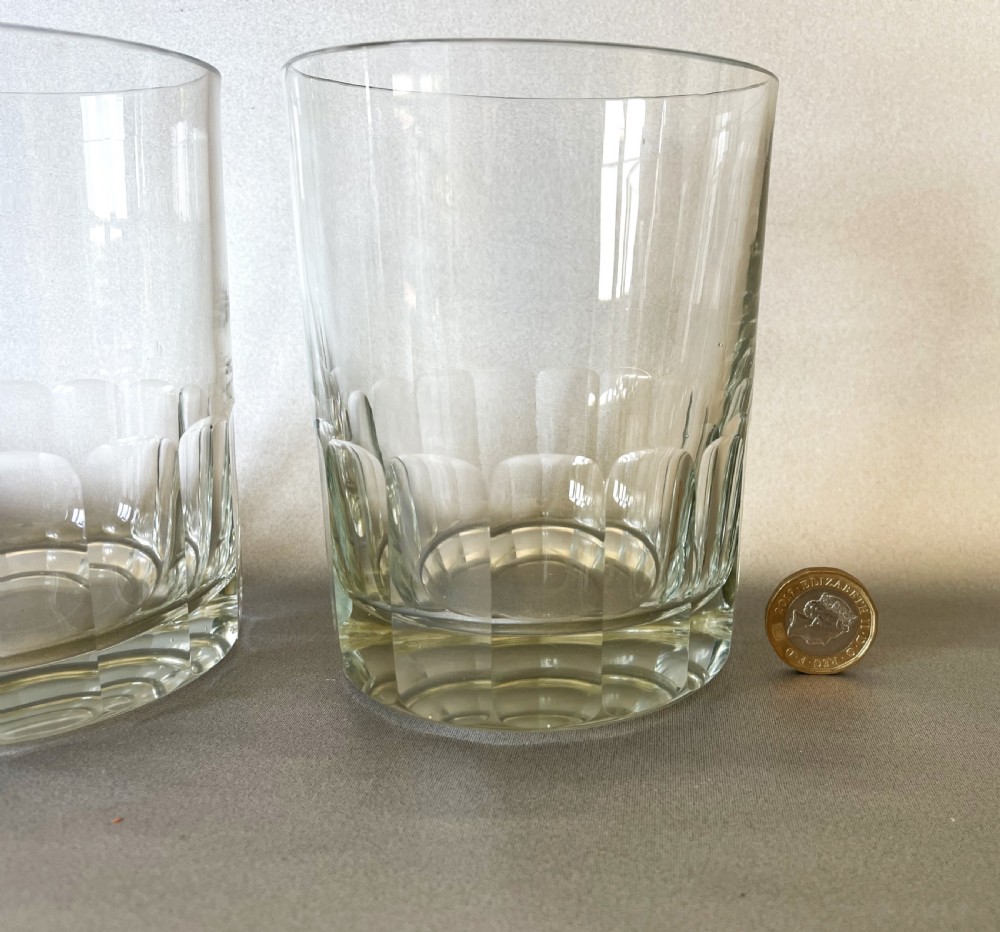 A Very Large Pair Of Good Quality Whisky Tumblers View V