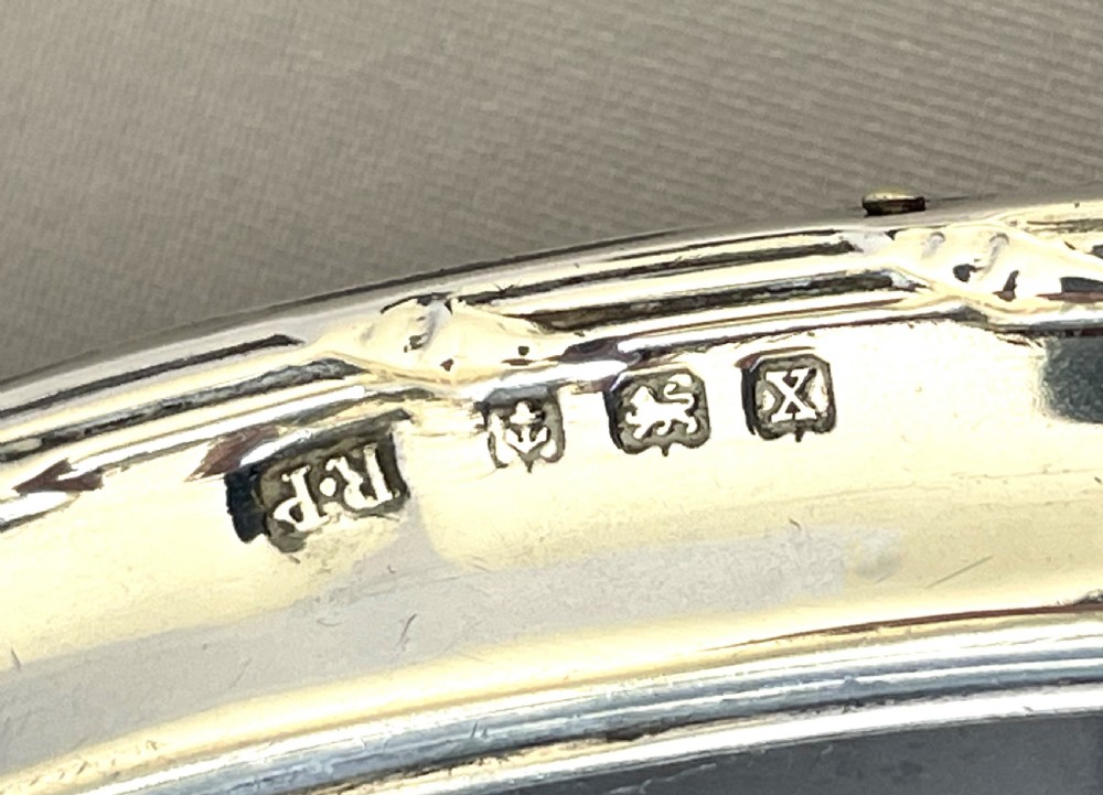 An Unusual George V Oval Silver Photo Frame View III