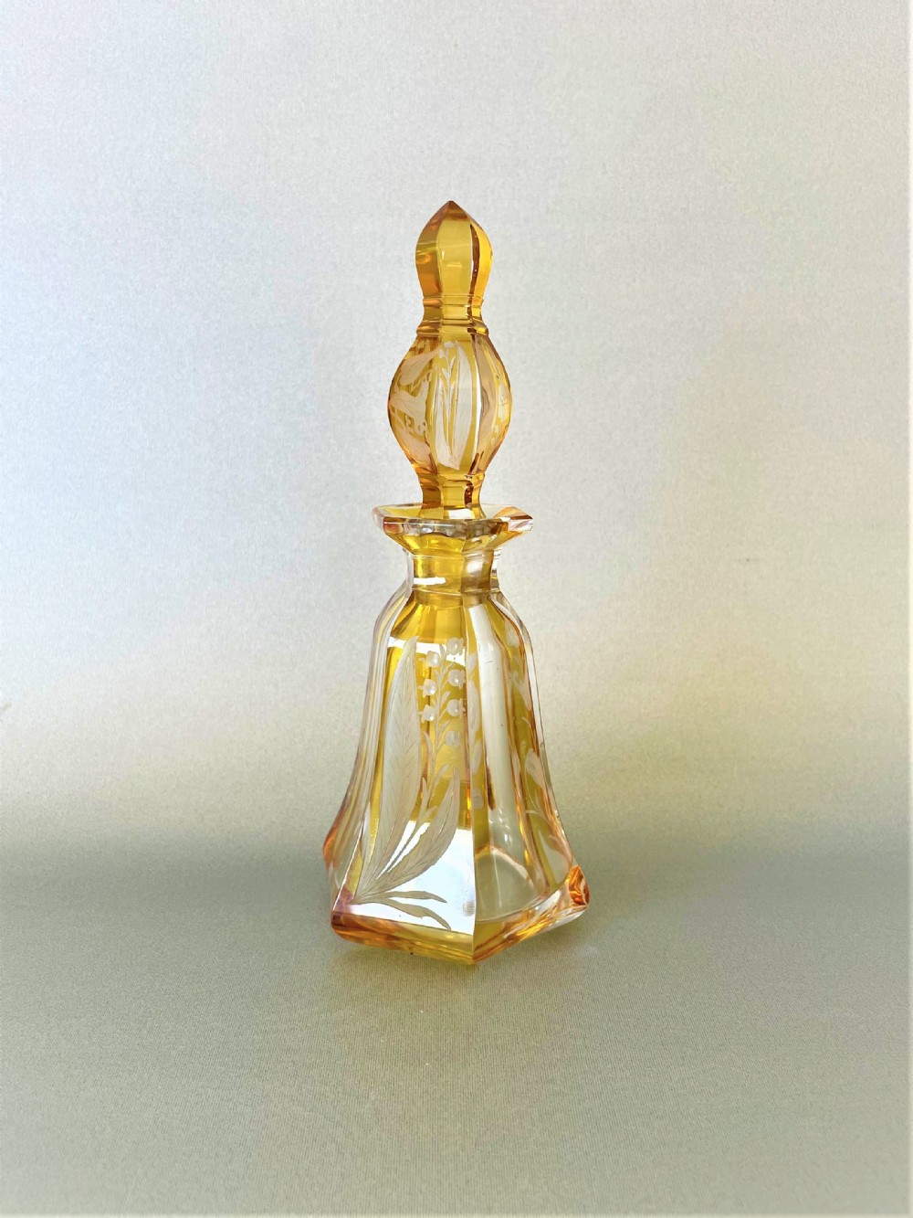 A Bohemian Style Art Deco Cologne Bottle