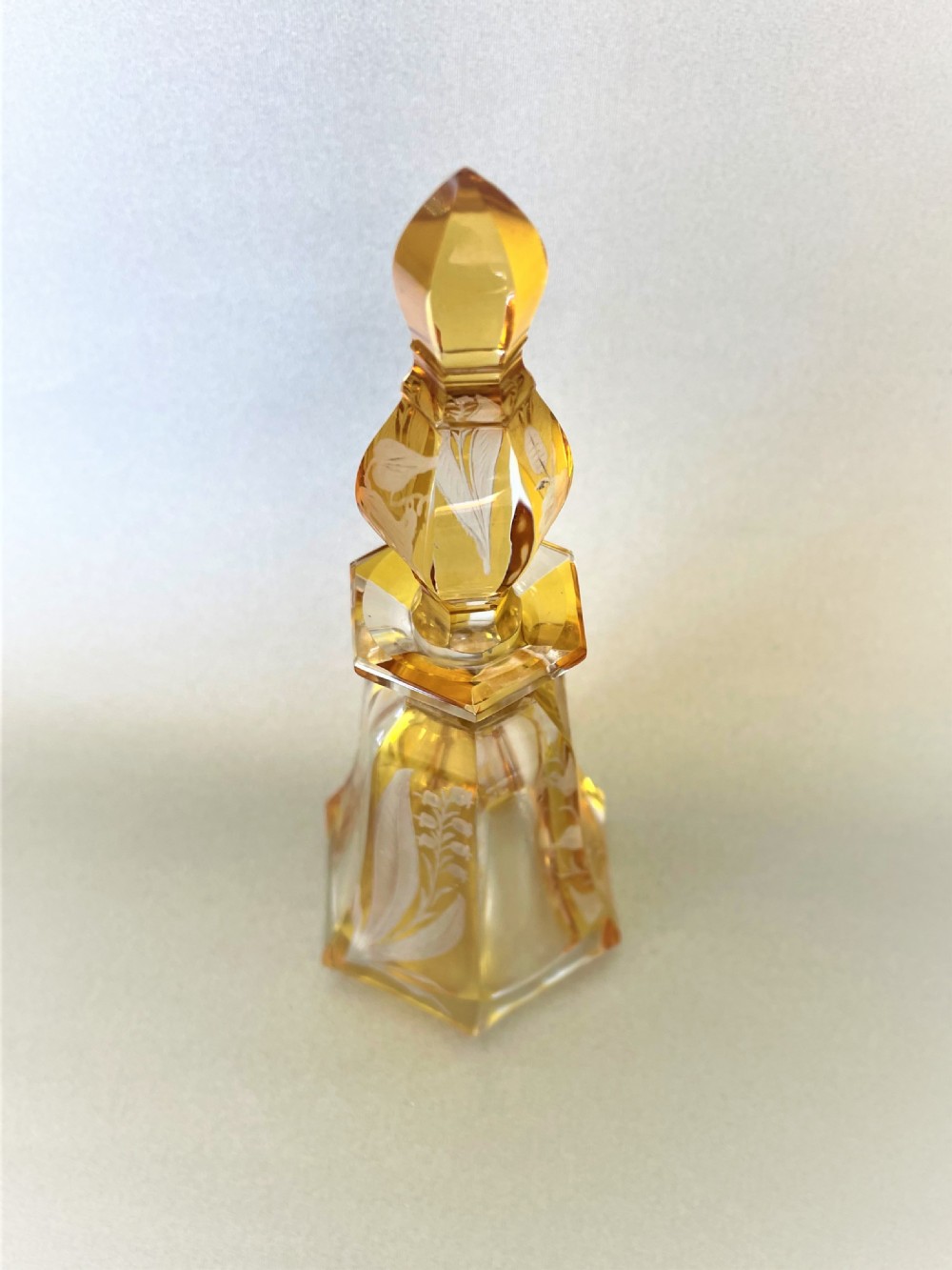 A Bohemian Style Art Deco Cologne Bottle View II