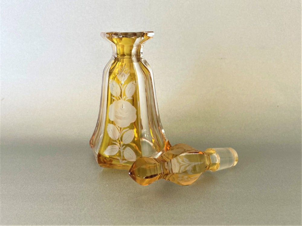 A Bohemian Style Art Deco Cologne Bottle View III