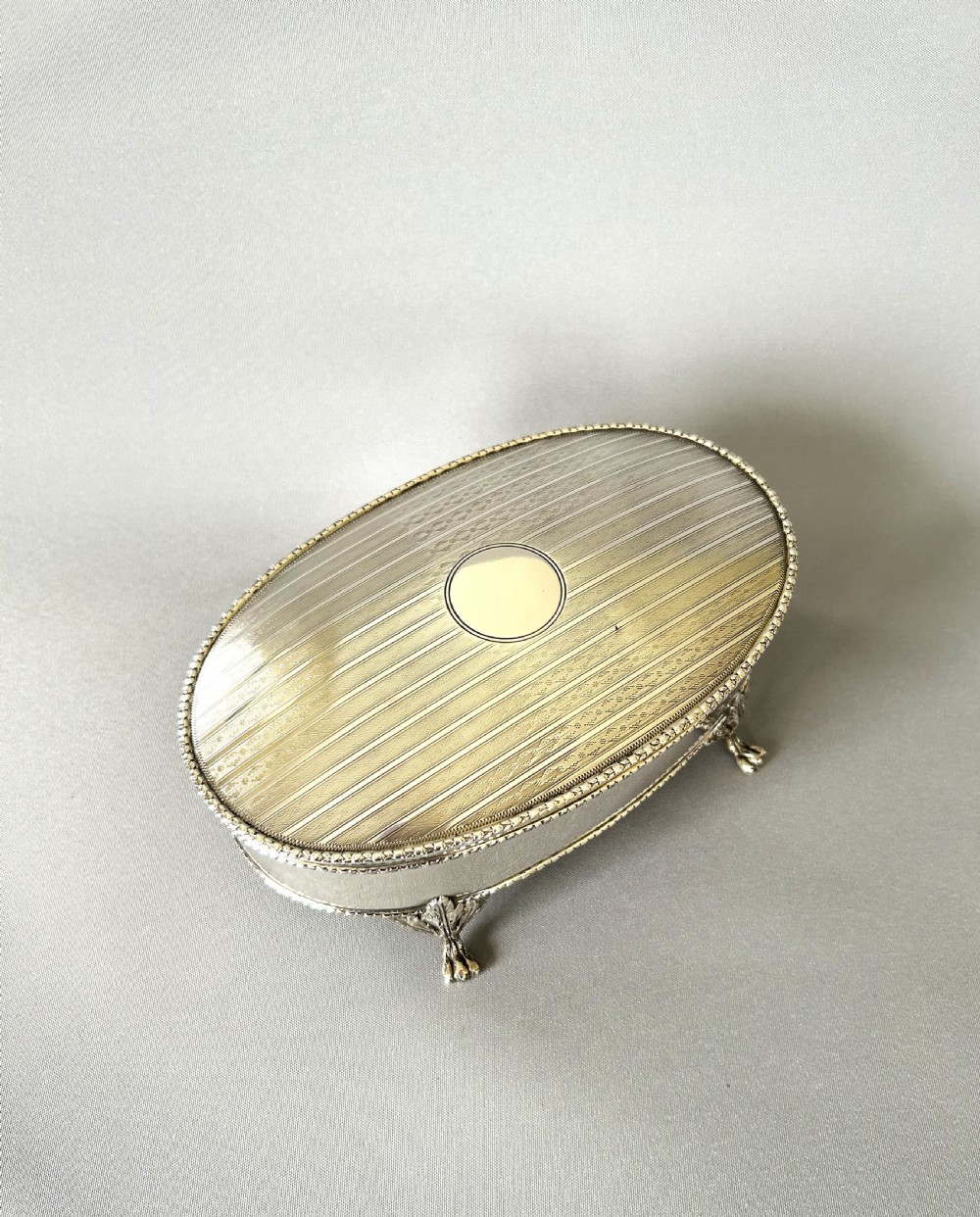 A Superb Edwardian large silver jewel box View II