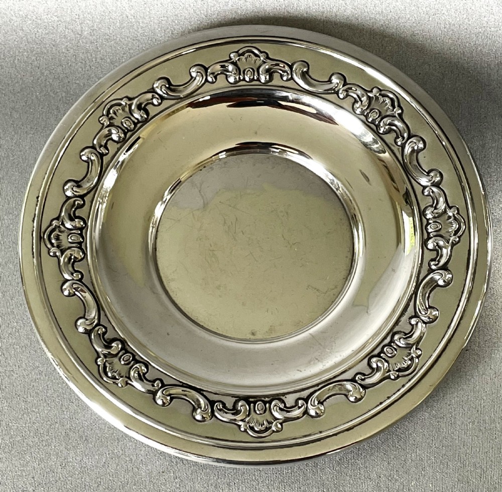 A Superb Gorham Sterling Silver Brandy Warmer & Saucer View V