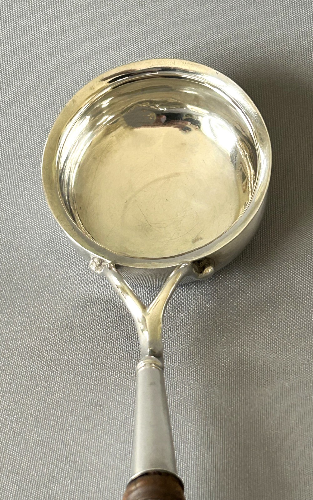 A rare mid 18th Century Scottish silver punch ladle View VIII