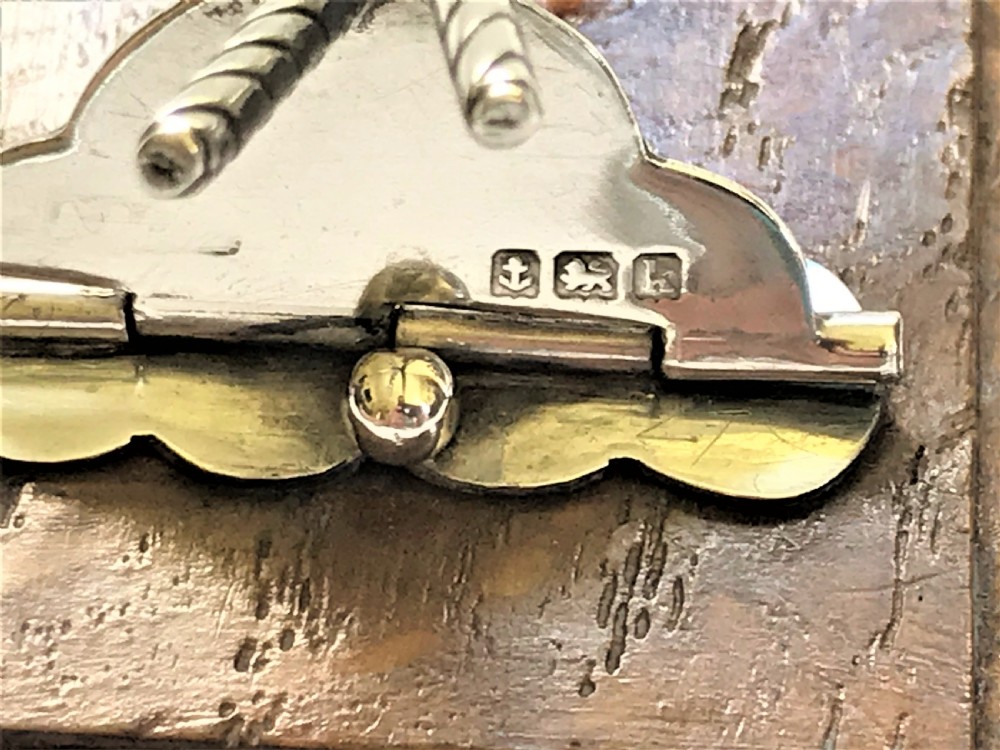 A rare Edwardian silver golfing desk clip View IV