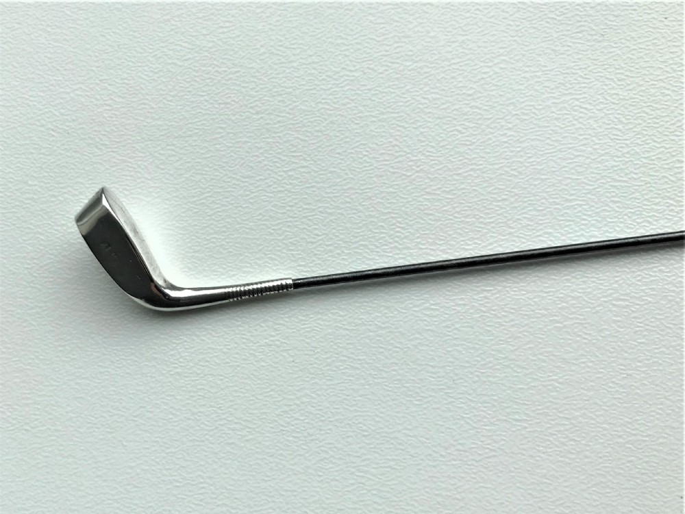 A rare Edwardian 'golf' club' silver hatpin View IV