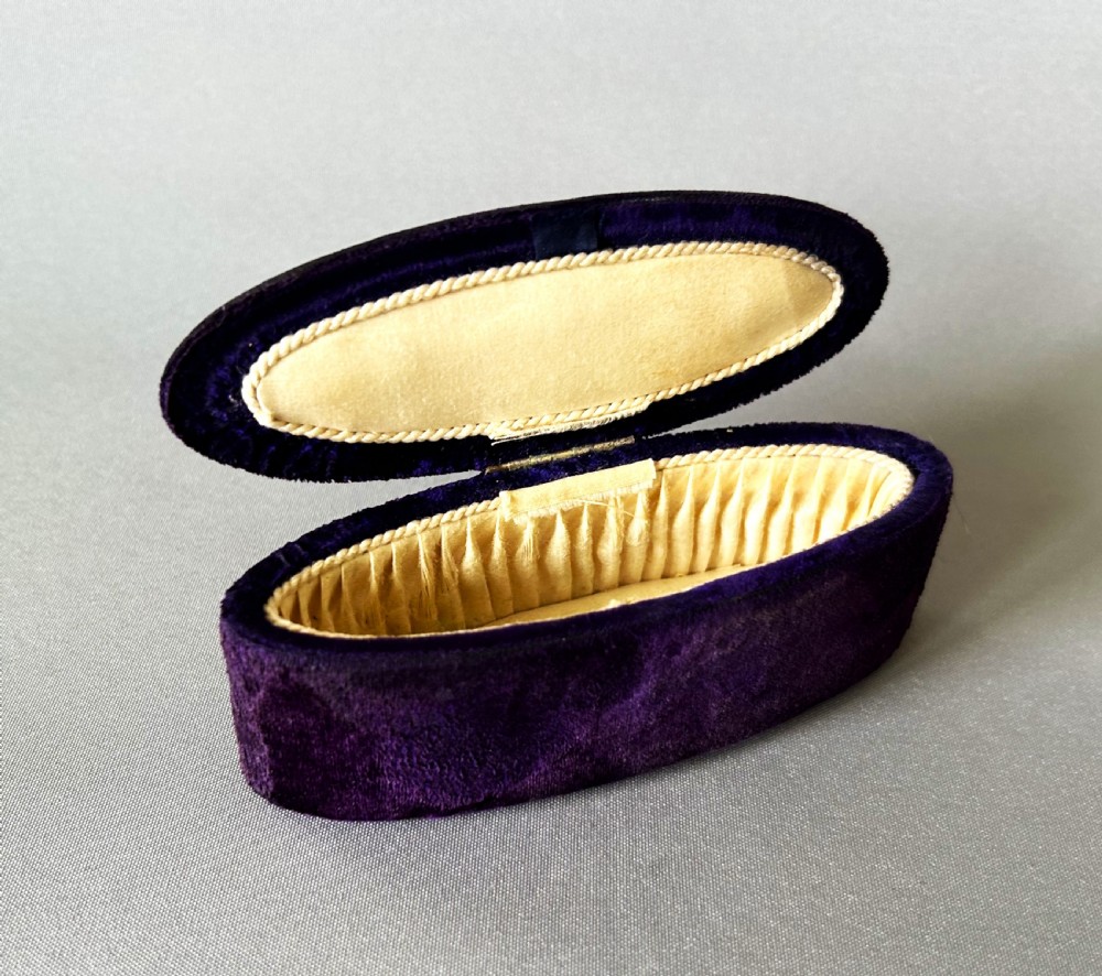 A charming Edwardian silver mounted trinket box View VI