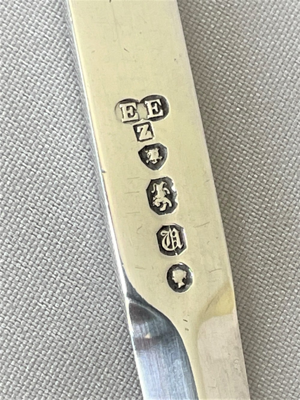 A rare Victorian silver game skewer by a female silversmith View IV