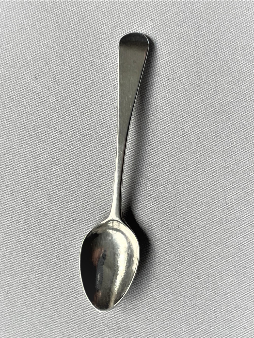 A Rare Miniature Georgian Silver Spice Spoon