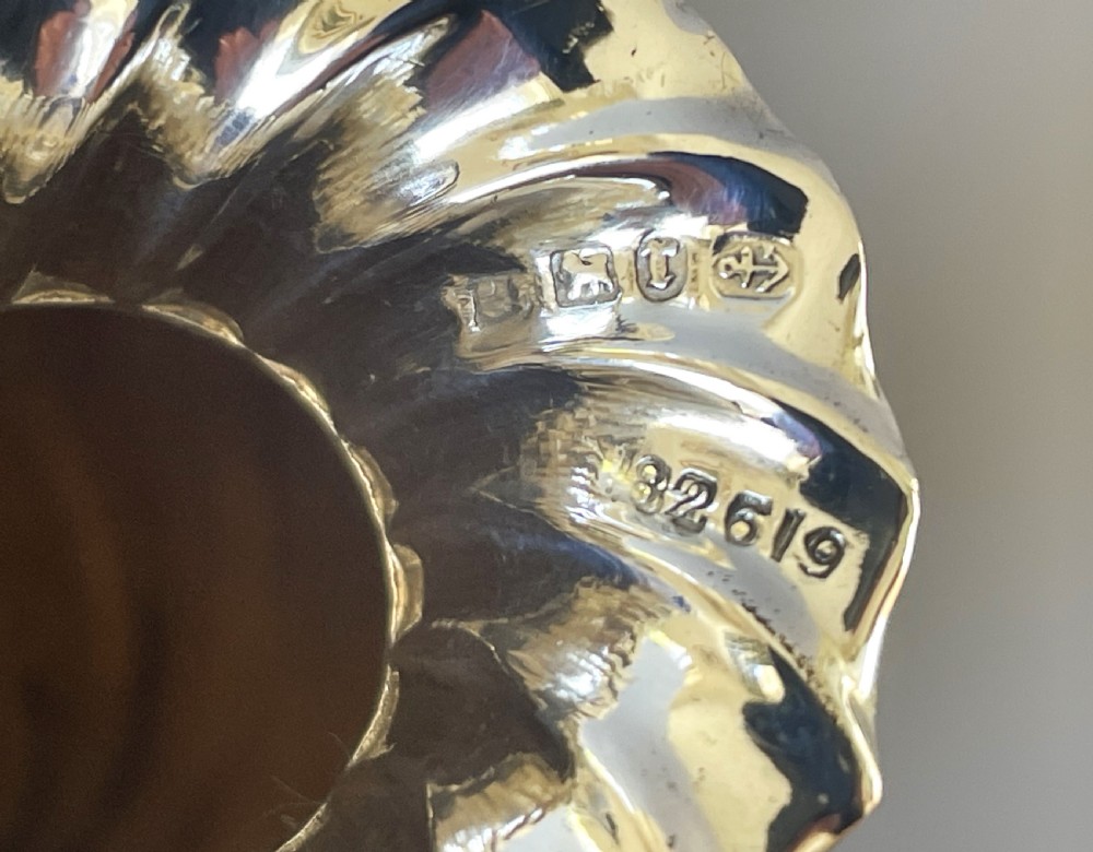 A lovely pair of Victorian silver bud vases View VI