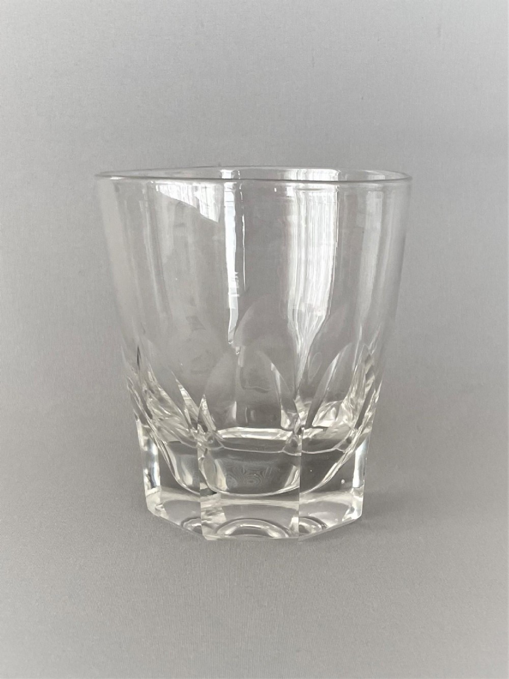A handsome Victorian cut glass whisky tumbler