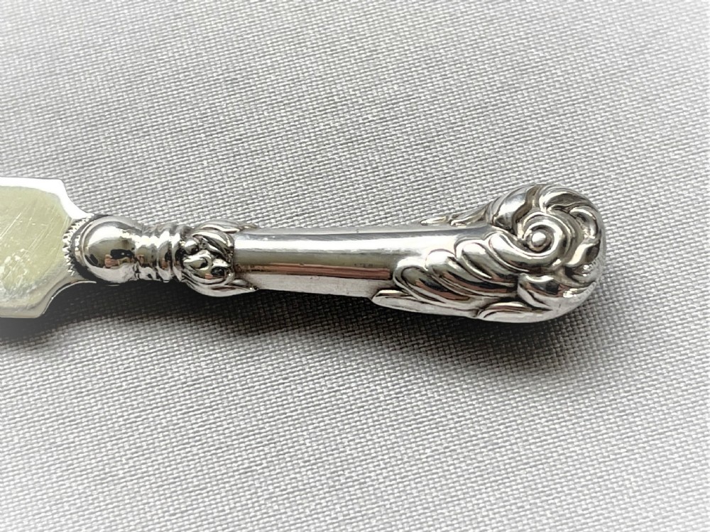 A gorgeous George V silver bookmark View II
