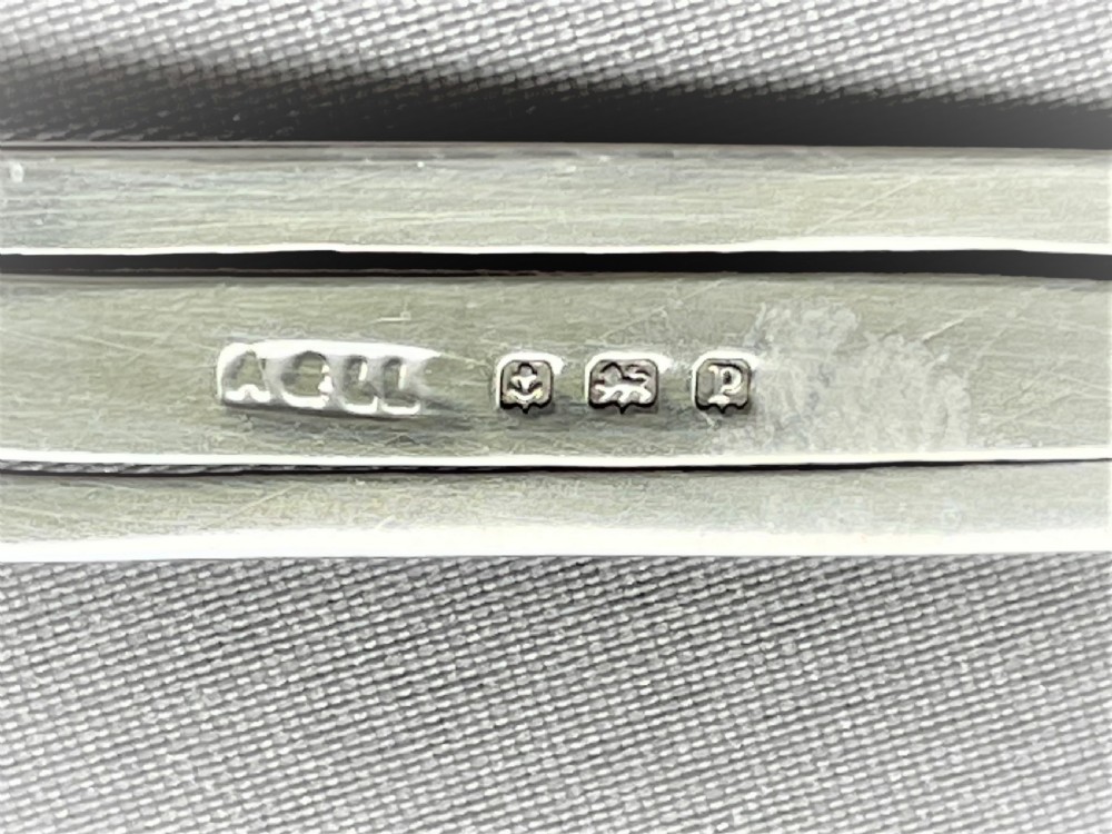 A gorgeous George V silver bookmark View III