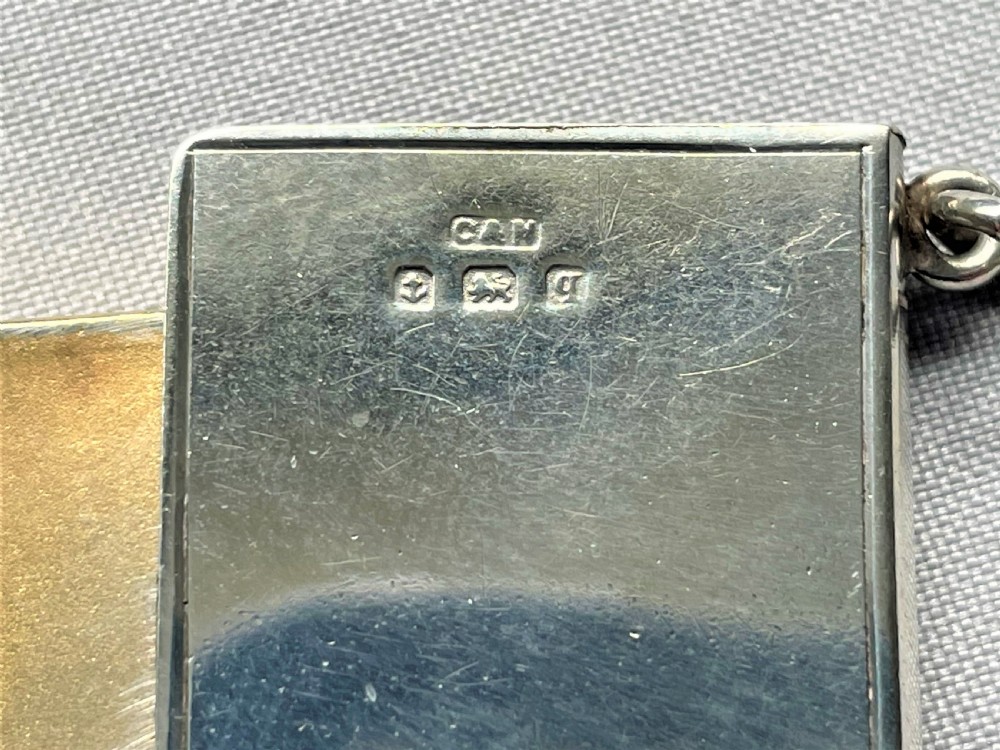 A novelty silver 'book' stamp case View V