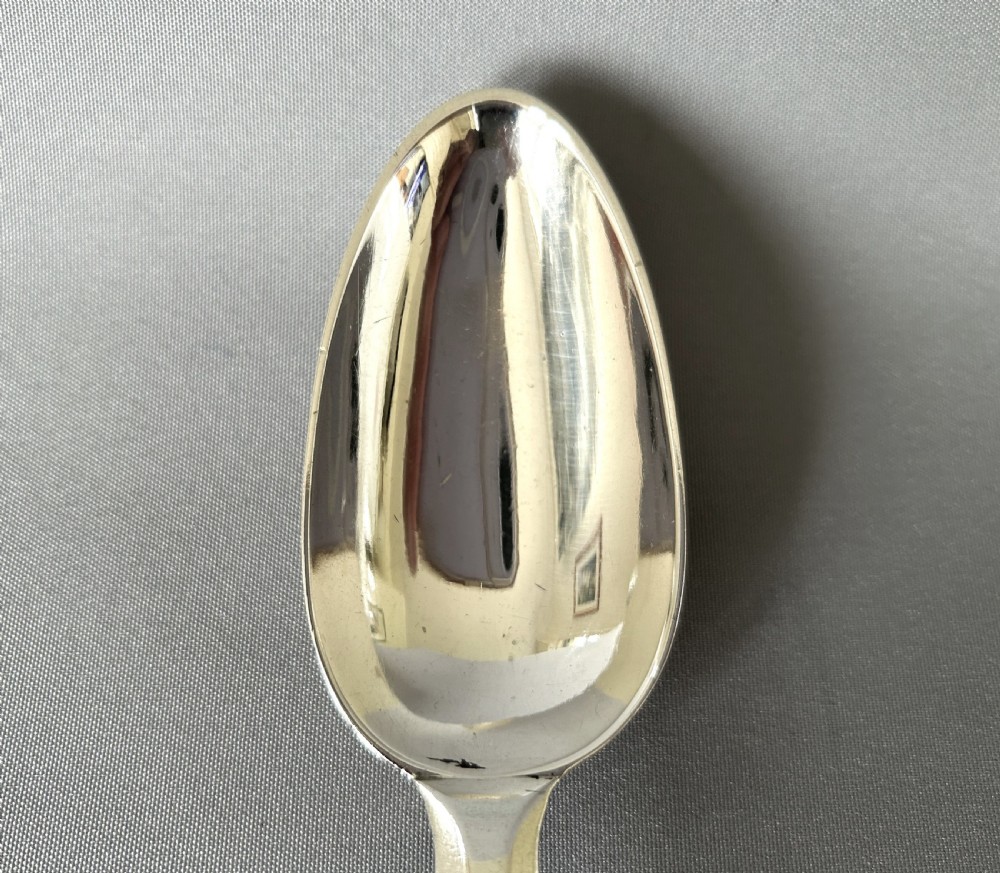 A fabulous 18th Century Newcastle silver table spoon View IV