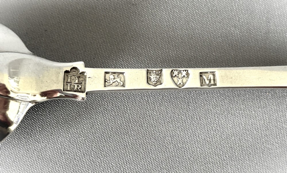 A fabulous 18th Century Newcastle silver table spoon View VI