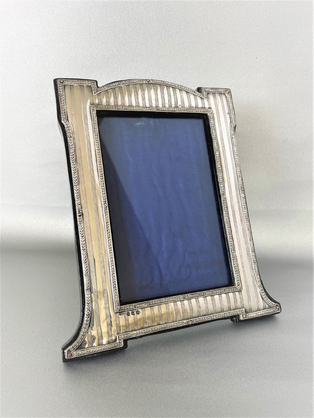 A handsome Art Deco silver photo frame View III