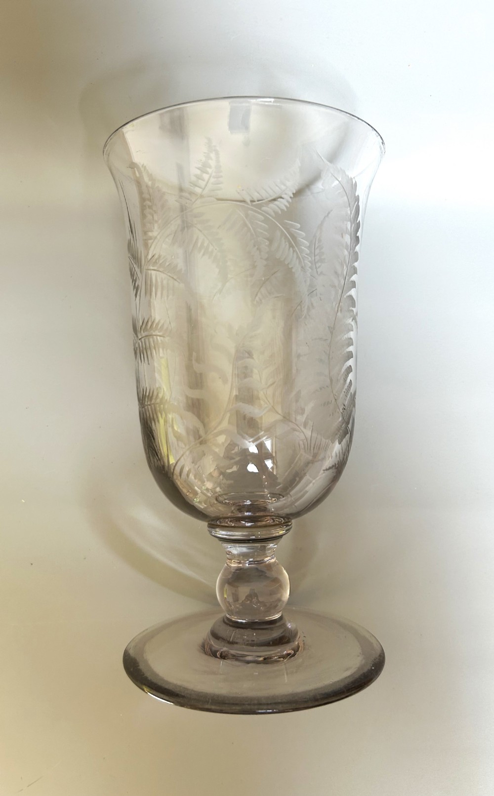 A pretty Victorian fern etched celery vase View V