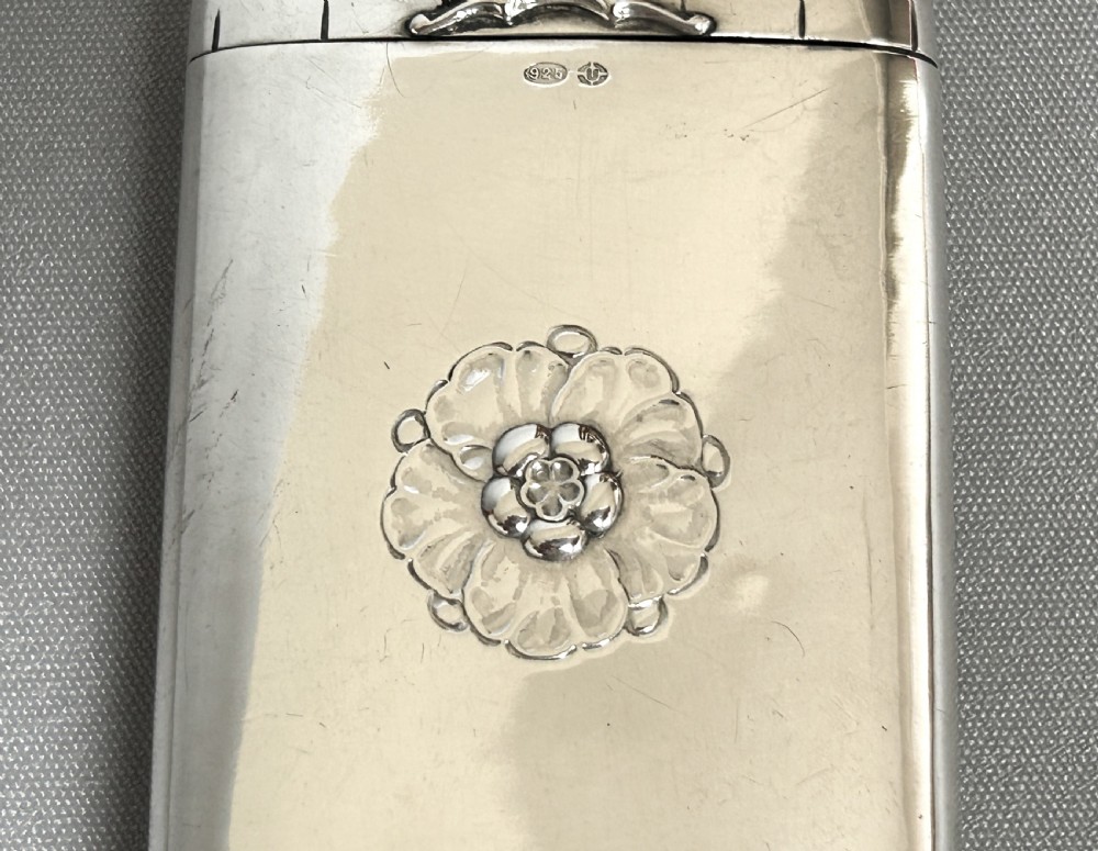 A fabulous Arts & Crafts Georg Jensen sliding vesta View VII