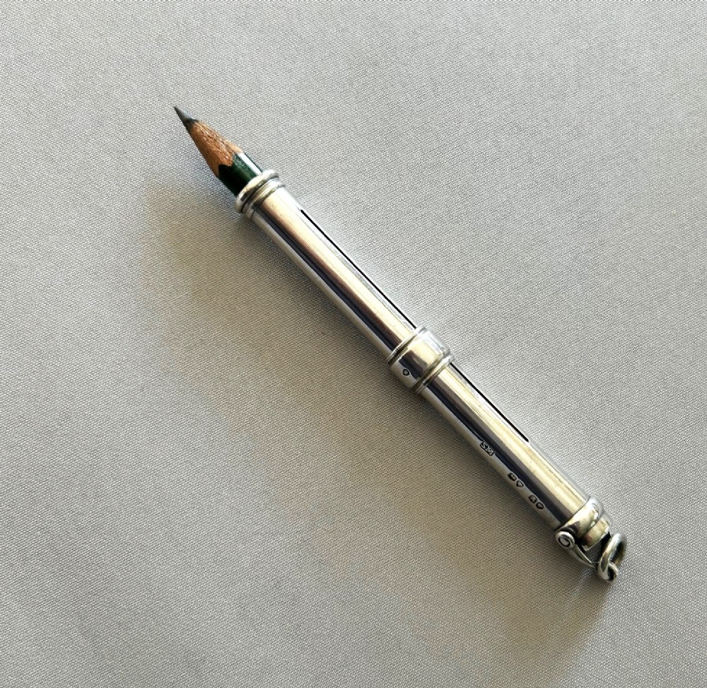 A mid-Victorian Sampson Morden silver propelling pencil