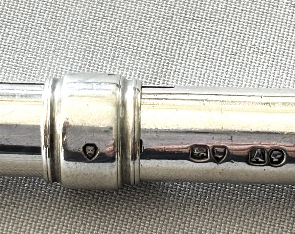 A mid-Victorian Sampson Morden silver propelling pencil View V