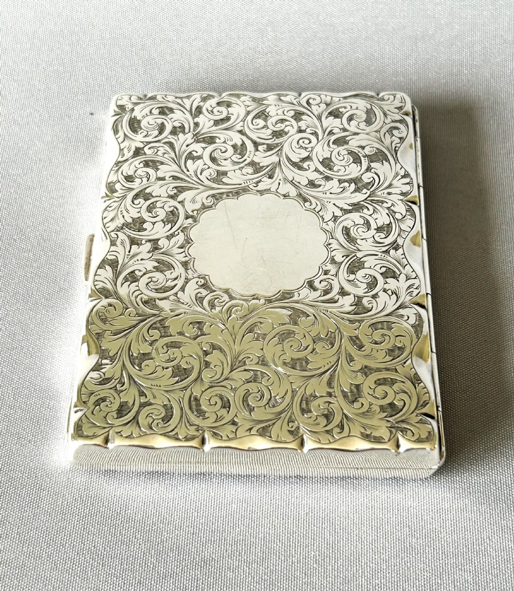 A fabulous Victorian silver wallet/notebook combo View IV