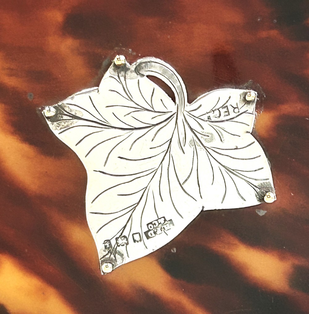 A gorgeous silver & tortoiseshell desk notebook View III