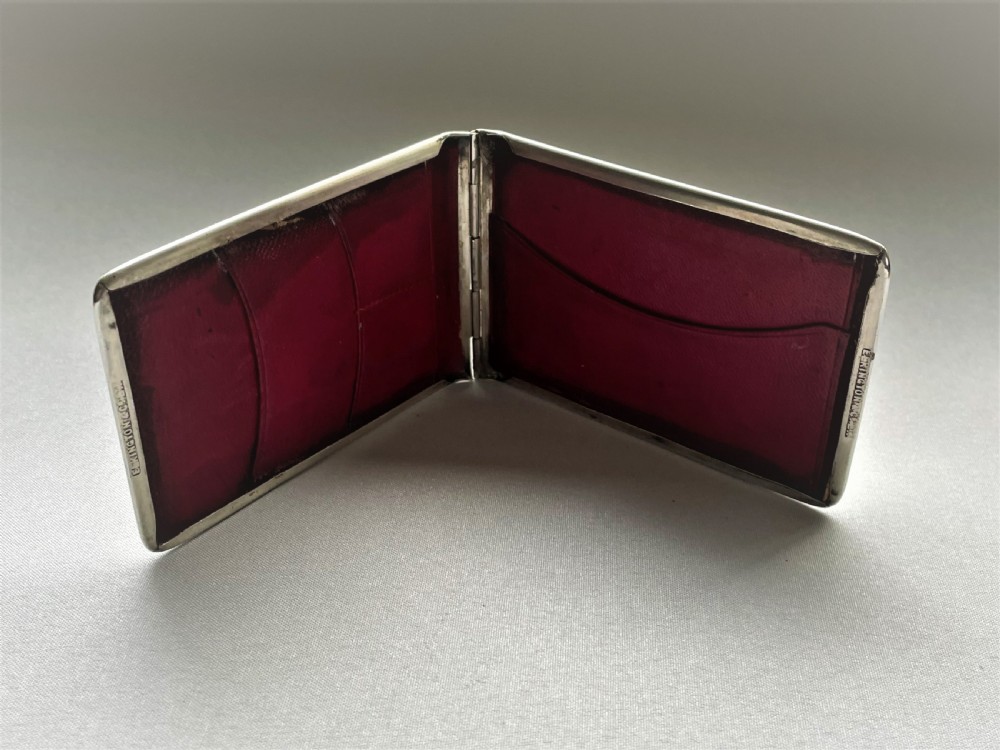 Superb Edwardian silver wallet/stamp case View IV
