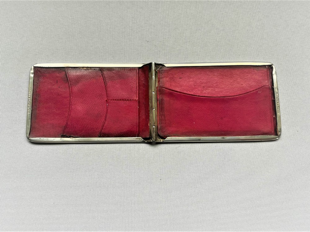 Superb Edwardian silver wallet/stamp case View V