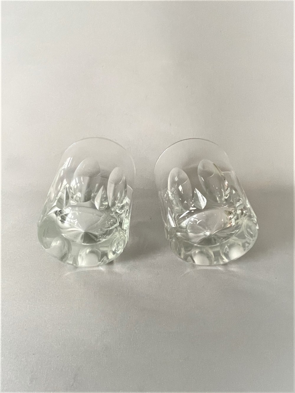 A quality pair of Victorian cut glass whisky tumblers View VI
