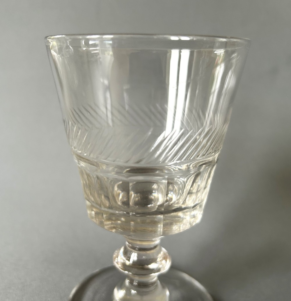 A handsome early Victorian cut glass wine bucket View VI