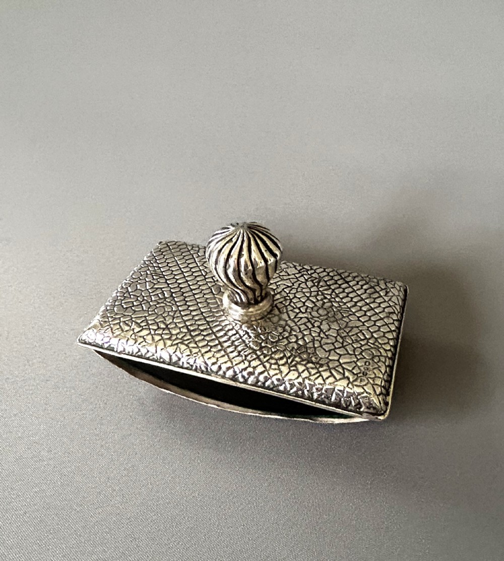 A superb Victorian silver rocking blotter
