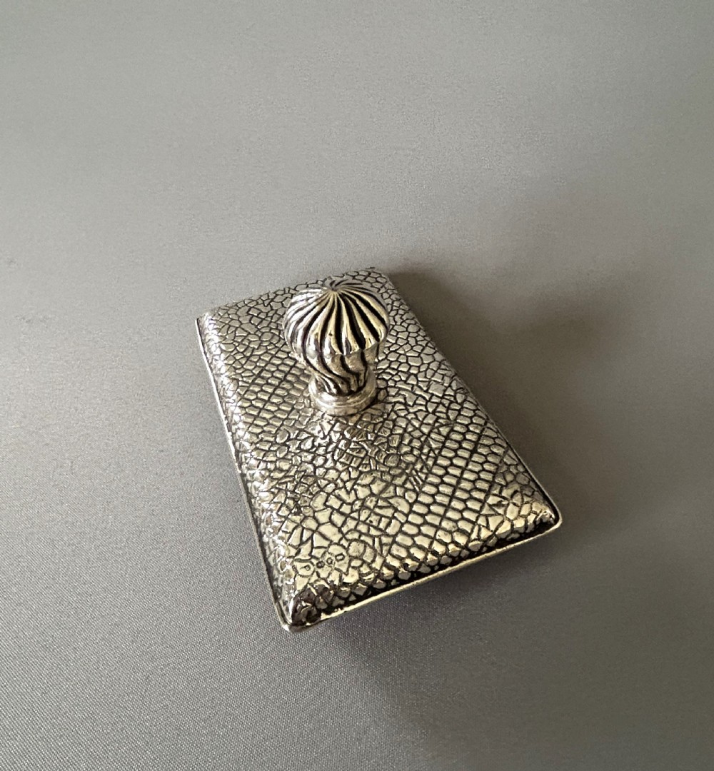 A superb Victorian silver rocking blotter View IV