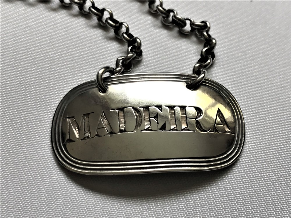 A Georgian silver Madeira label View II