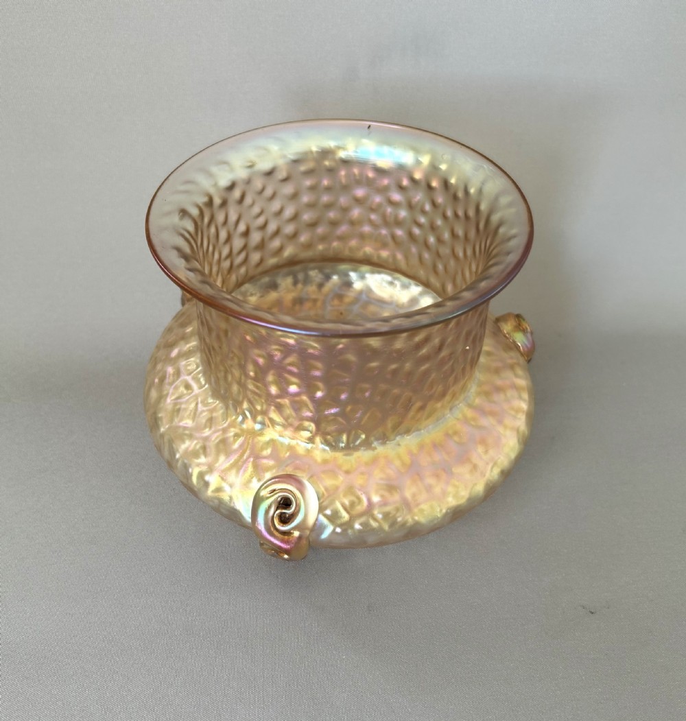 A fabulous iridescent Kralik Martele Art Nouveau vase View II