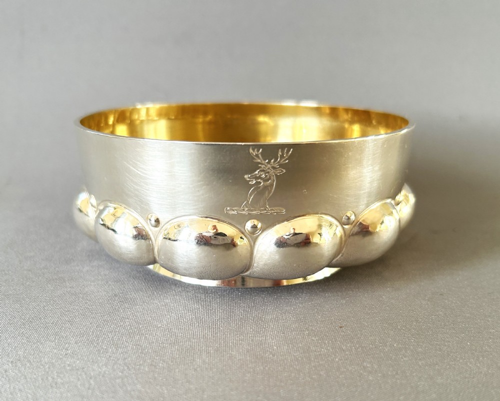 A gorgeous late Victorian silver gilt Arts & Crafts bowl View II