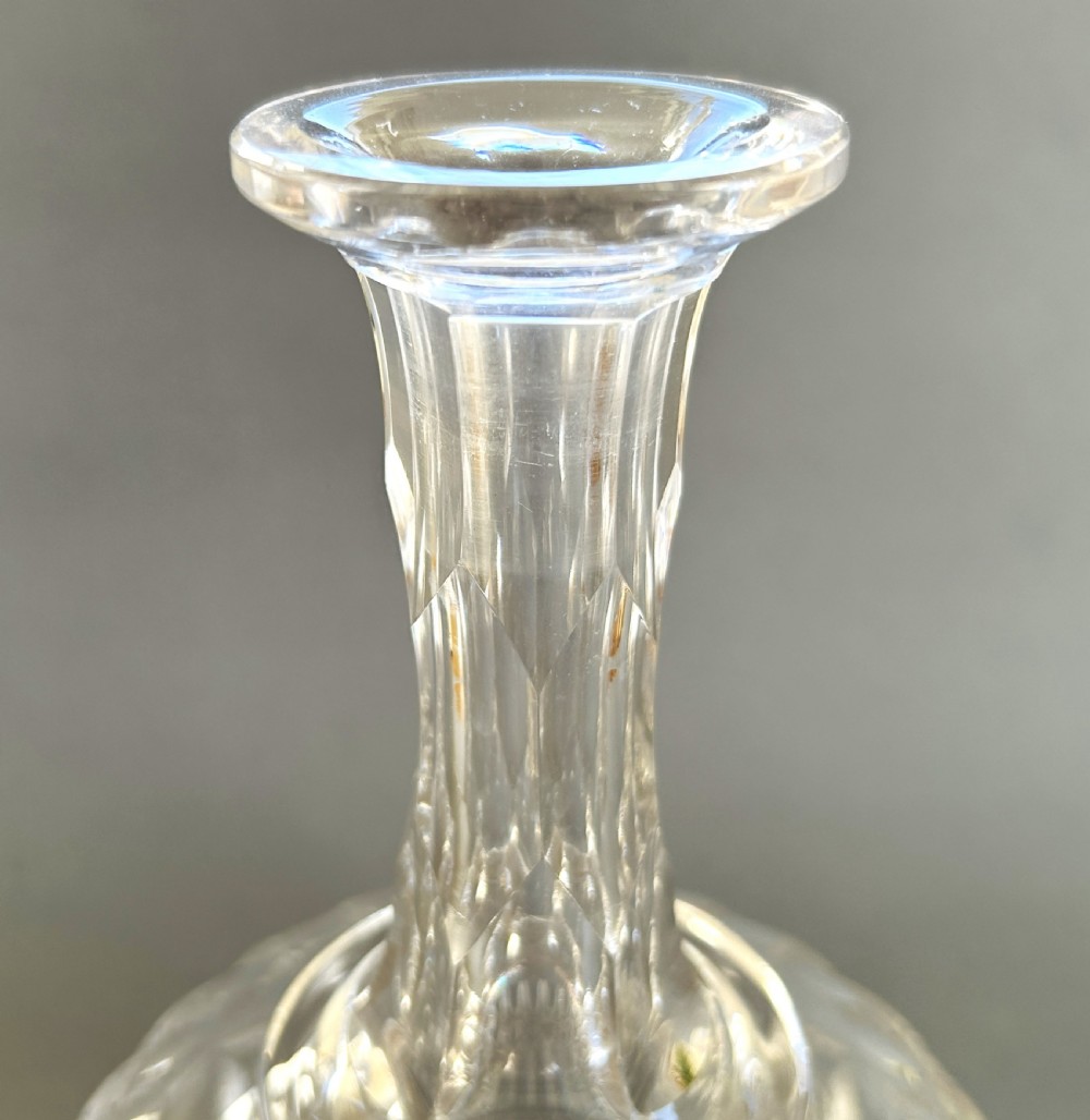 An attractive Victorian cut glass decanter View V