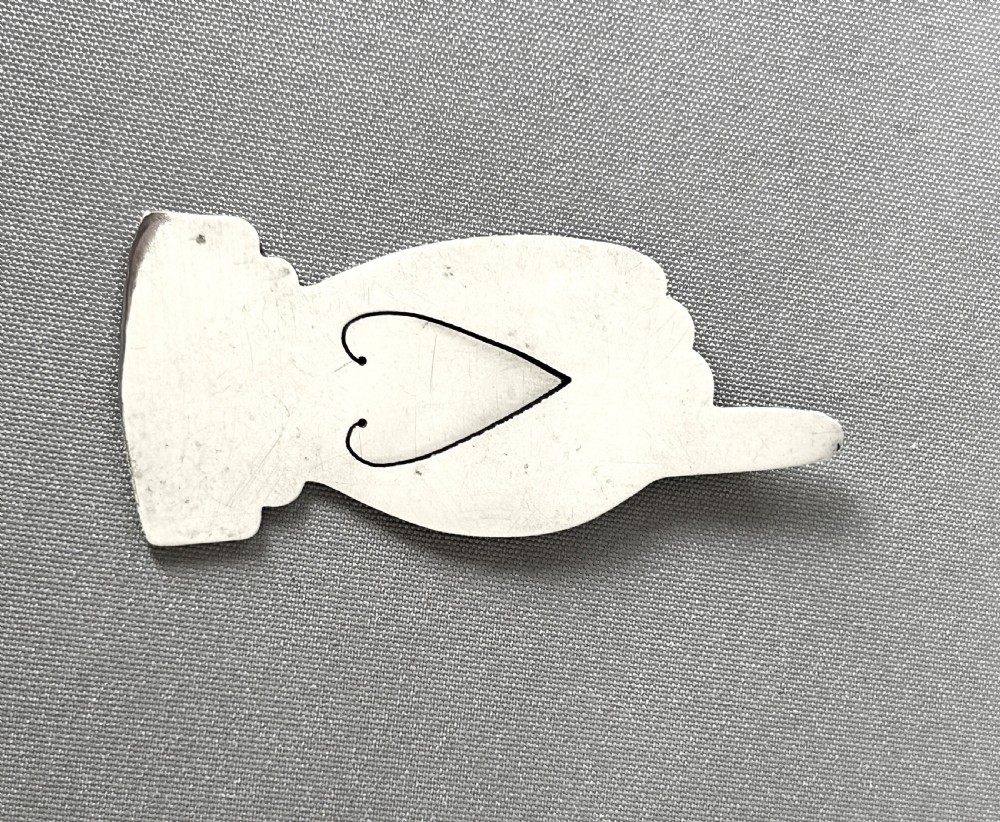 A rare Edwardian silver 'pointing finger' bookmark View VI