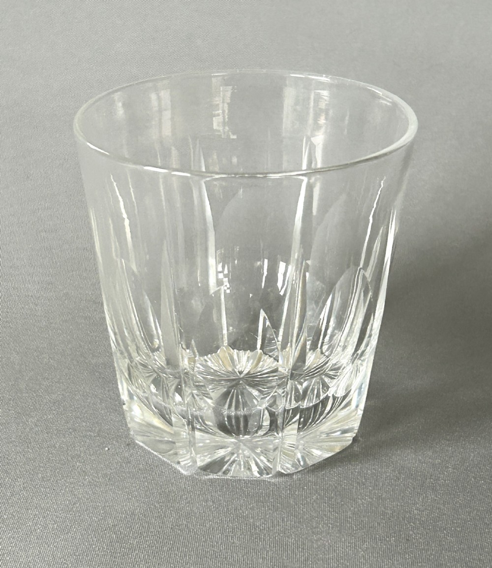 Handsome Victorian cut glass Whisky tumbler