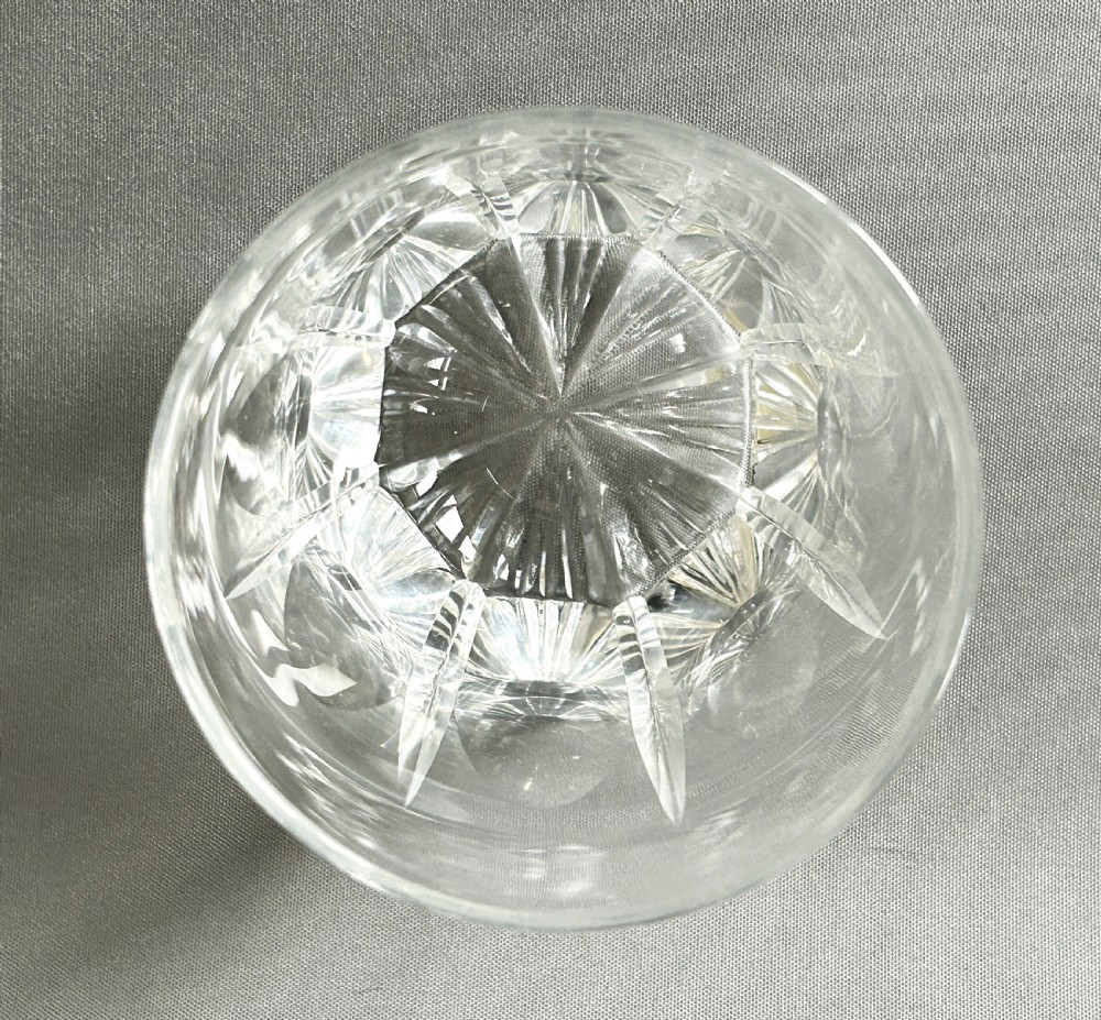 Handsome Victorian cut glass Whisky tumbler View IV