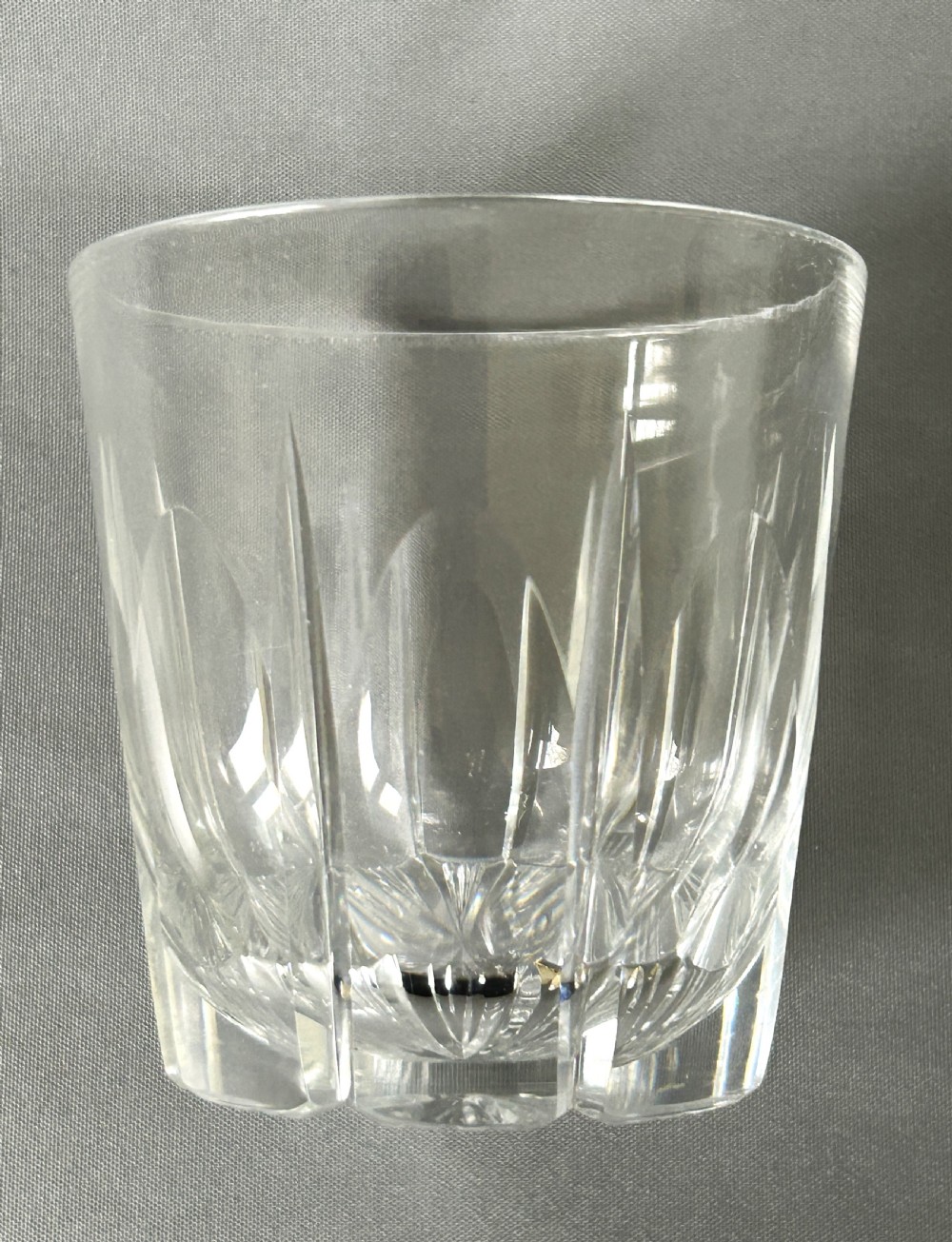 Handsome Victorian cut glass Whisky tumbler View V