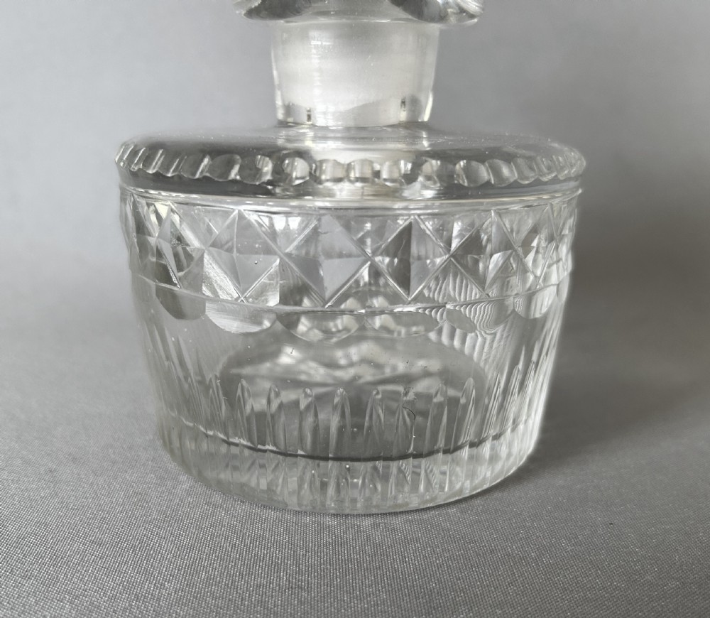 A Georgian Regency period cut glass table cologne bottle View IV